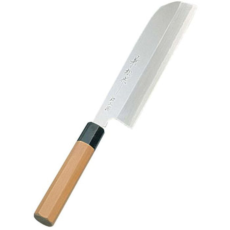 兼松作 銀三鋼 鎌型薄刃庖丁 EBM(江部松商事) 種別19.5cm