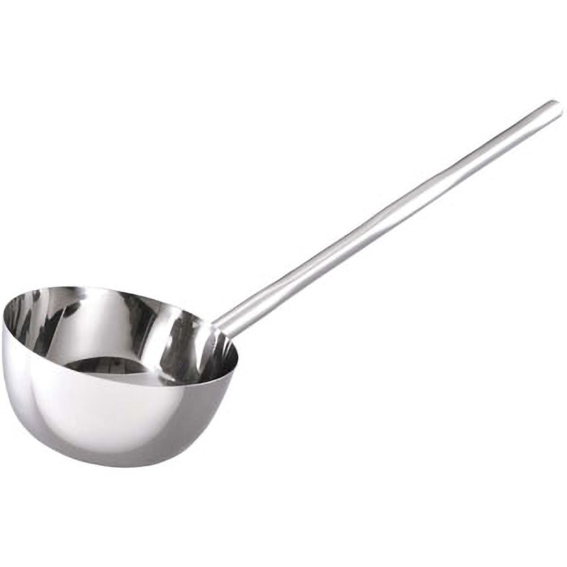 18-8 長柄付ひしゃく楕円グリップ EBM(江部松商事) 容量2820mL