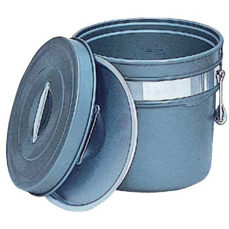 246-H アルマイト 段付二重食缶(内外超硬質ハードコート) EBM(江部松商事) 容量8L   246-H