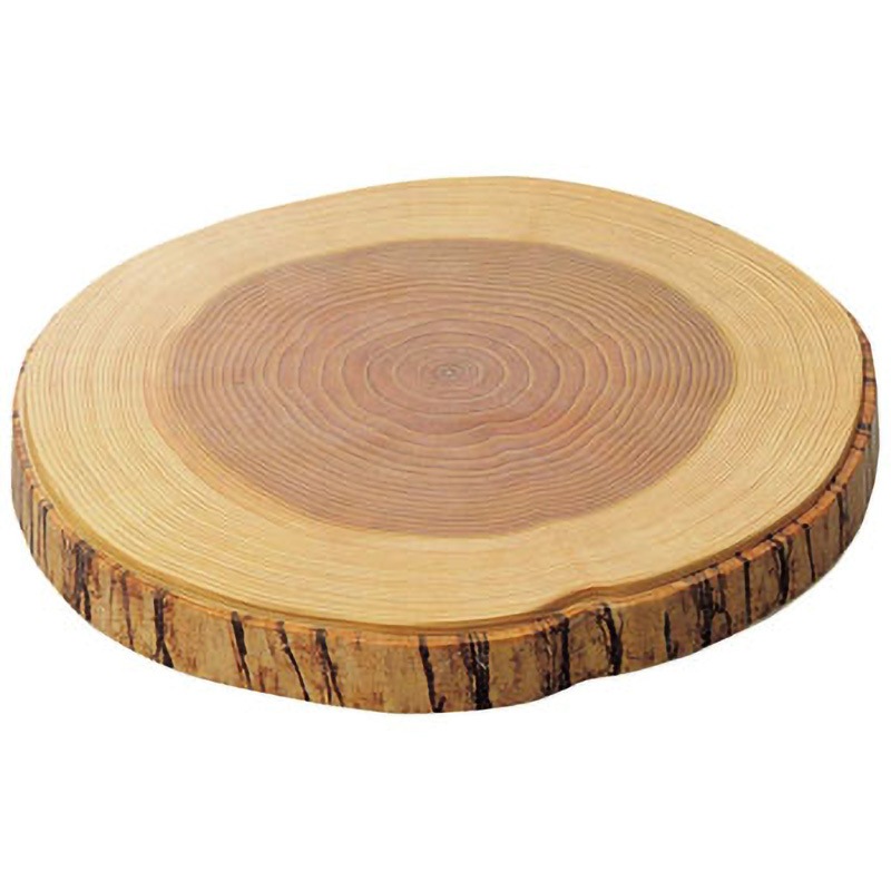 1201479 耐熱ログプレート EBM(江部松商事) 丸皿 種別L