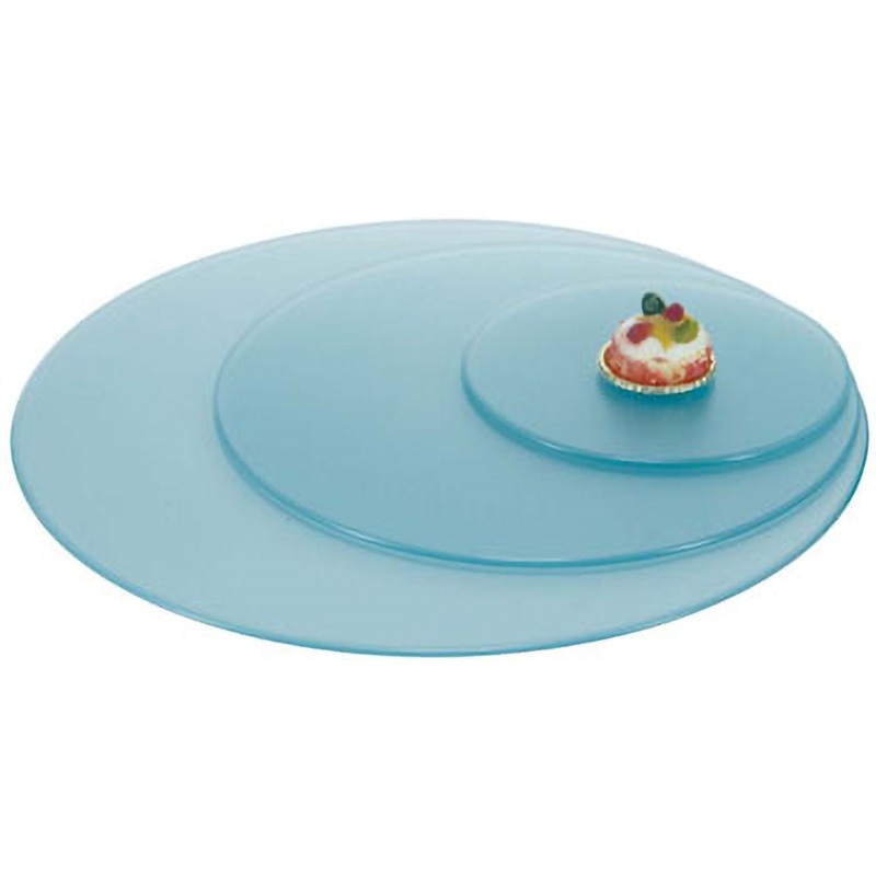 G0051 ブッフェステーション 丸ライトグリーントレー EBM(江部松商事) 種別M   G0051