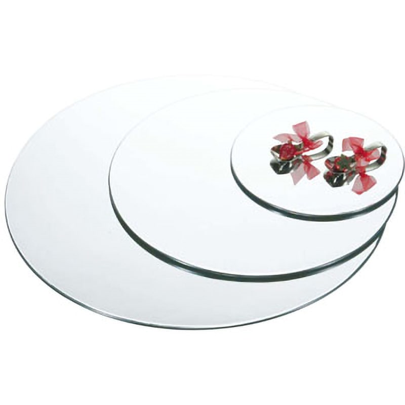 M0067 ブッフェステーション 丸ミラートレー EBM(江部松商事) 種別L   M0067