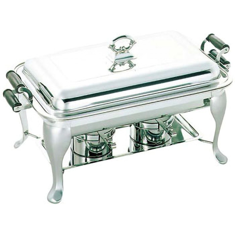 SW 18-8 木柄 角チューフィングディッシュ用外鍋 1台 EBM(江部松商事) 【通販モノタロウ】