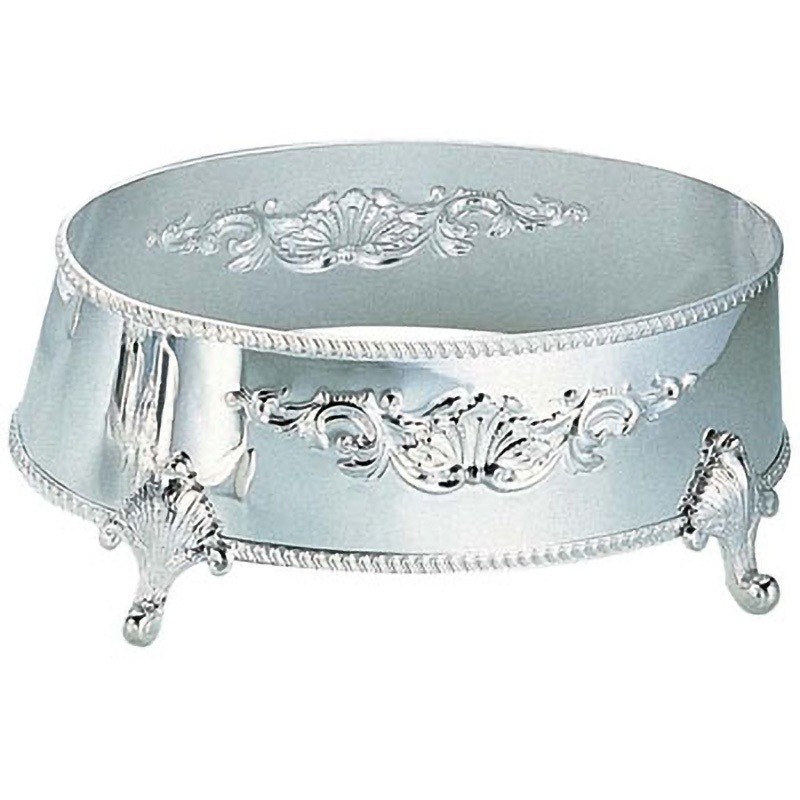 H 洋白 小判皿飾台 EBM(江部松商事) 16インチ用