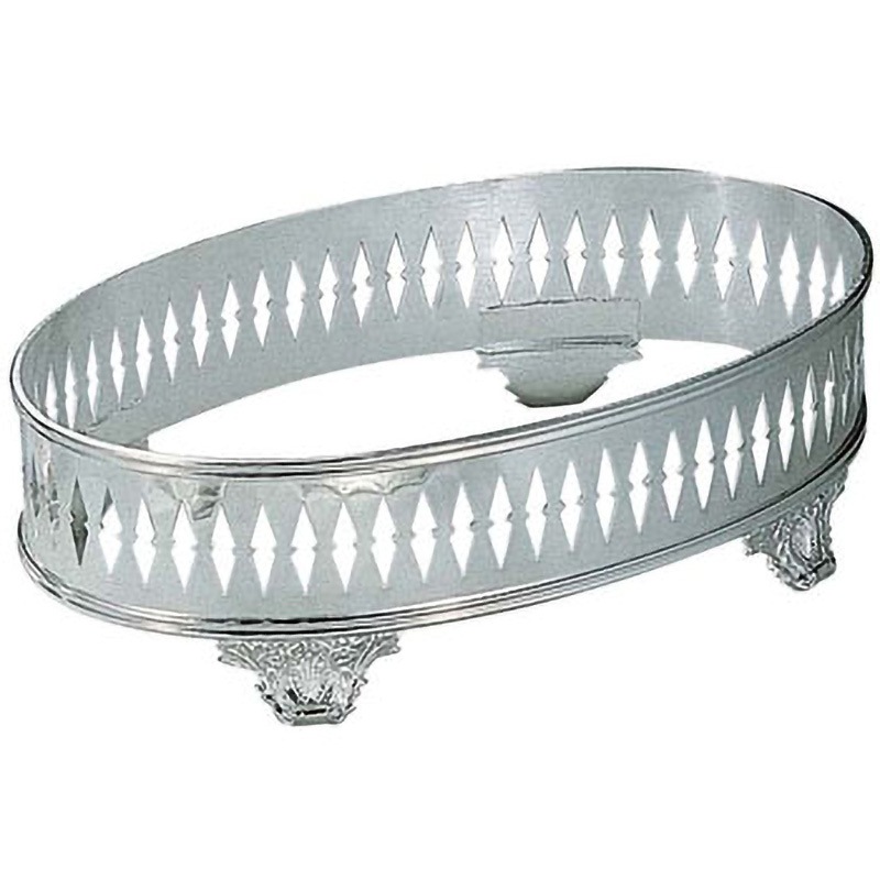 H 洋白 小判型 ビュッフェスタンド足付 EBM(江部松商事) 20インチ用 45,487円