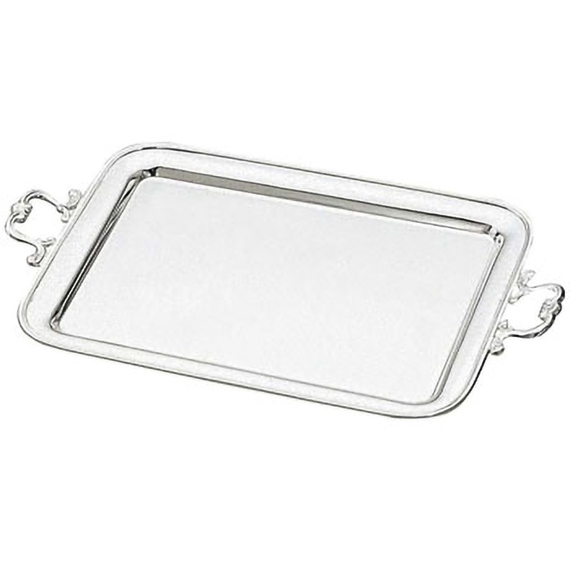 H 洋白 角盆 手付(唐草手) 1個 EBM(江部松商事) 【通販モノタロウ】