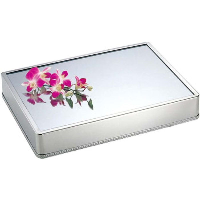 SW 18-8 角 アクリルミラープレート(模様無・足無) 1個 EBM(江部松商事) 【通販モノタロウ】