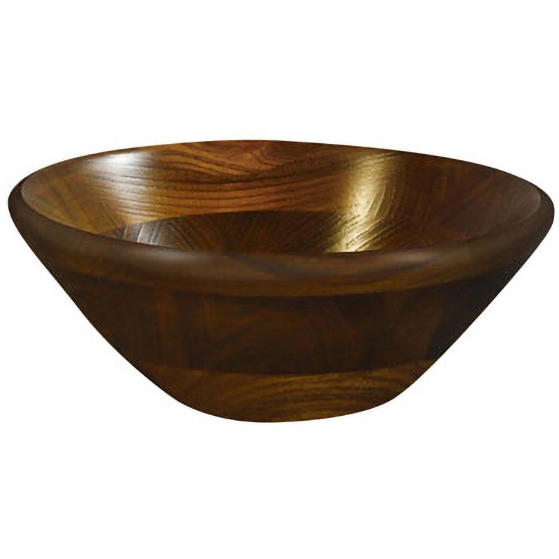 130027 けやき サラダボール 縁丸タイプ(オイルカラー) EBM(江部松商事) 種別Φ255