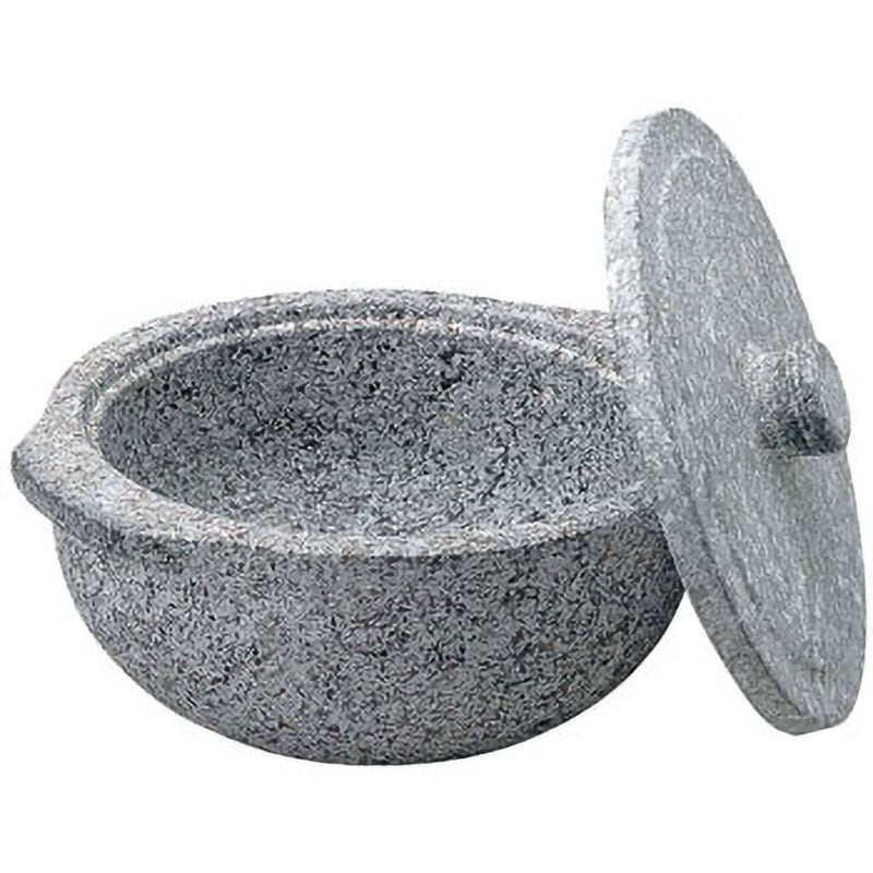 長水 遠赤 石鍋(石蓋付)土鍋風 1個 EBM(江部松商事) 【通販モノタロウ】