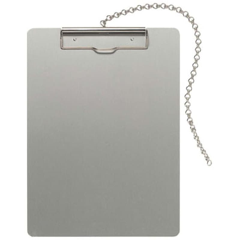 AS-A3E-C アルミクリップボード チェーン付 EBM(江部松商事) タテタイプ サイズA3  AS-A3E-C