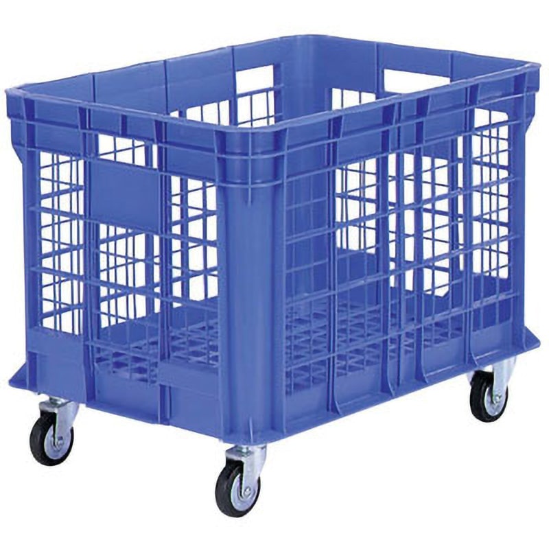 B300 サンテナー キャスター付 EBM(江部松商事) メッシュ 外寸(幅×奥行×高さ)925×665×712mm 1個 B300