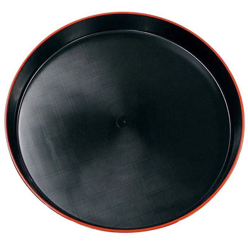 50 市松 プラ容器 黒赤フチ 本体 1セット(5個) EBM(江部松商事) 【通販モノタロウ】