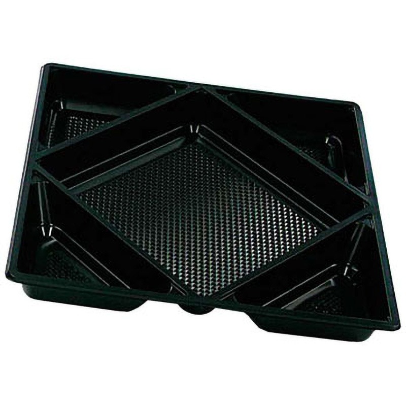 (30枚) オードブル容器 飛鳥(8寸)50本体 扇 ニシキ 00369234 オードブル容器 飛鳥(8寸)50本体 黒 ニシキ | テイクアウト容器の通販