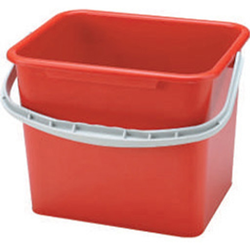 PP 角型 バケツ WP-150R(赤)