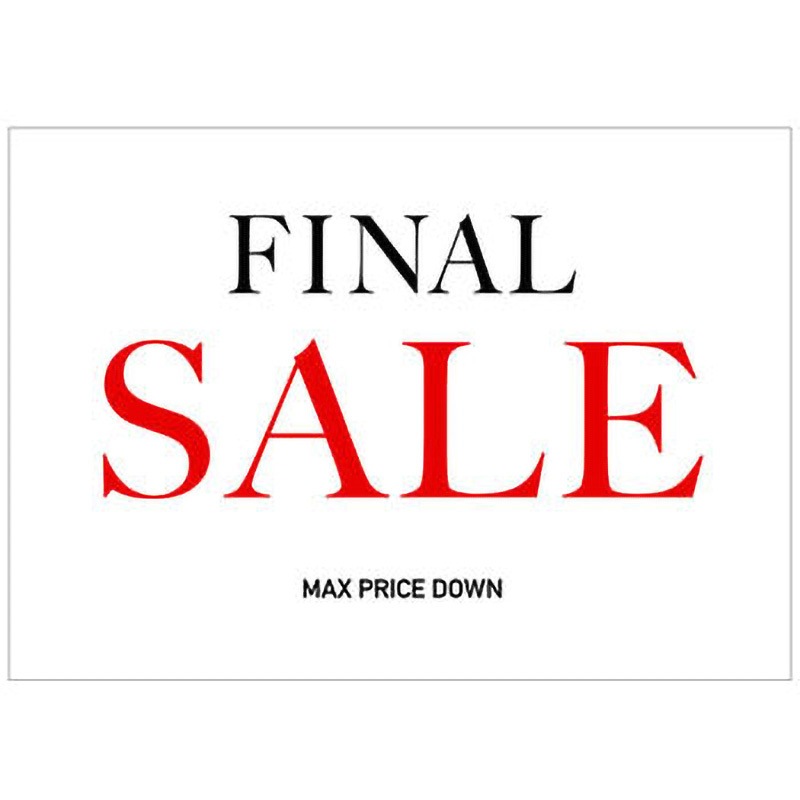 C-1-a-00067 バイカラー FINAL SALE(白) ポップ・ポスター3 おしゃれEXPO サイズB0  C-1-a-00067