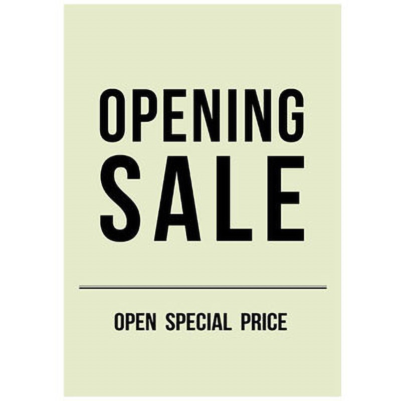 C-1-a-00085 シンプル OPENING SALE ポップ・ポスター4 おしゃれEXPO サイズB0  C-1-a-00085