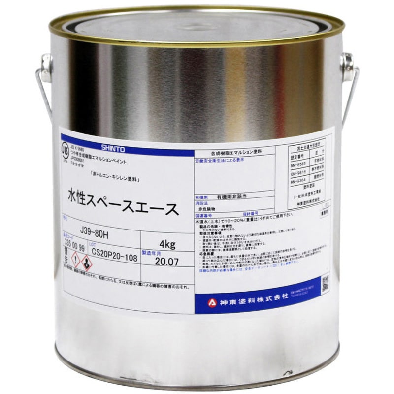 水性スペースエース 1缶(4kg) 神東塗料 【通販サイトMonotaRO】