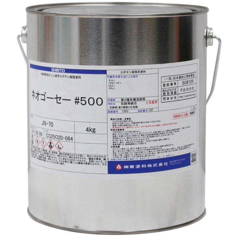 ネオゴーセー#500 神東塗料 J37-80D(淡彩色) 1缶(4kg) 【通販モノタロウ】