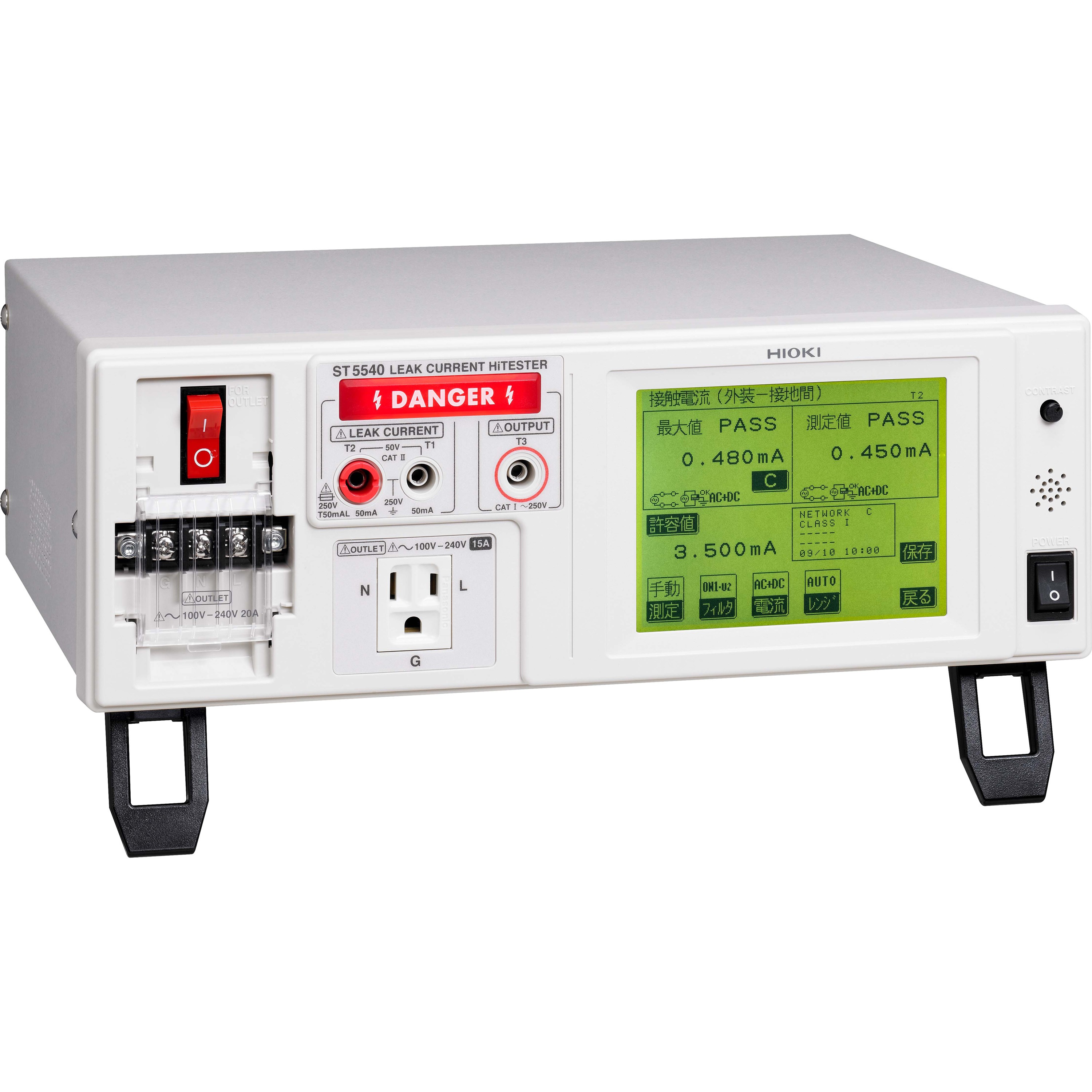 ST5540 漏れ電流試験器(医用/一般電気機器用) 1台 HIOKI(日置電機) 【通販モノタロウ】