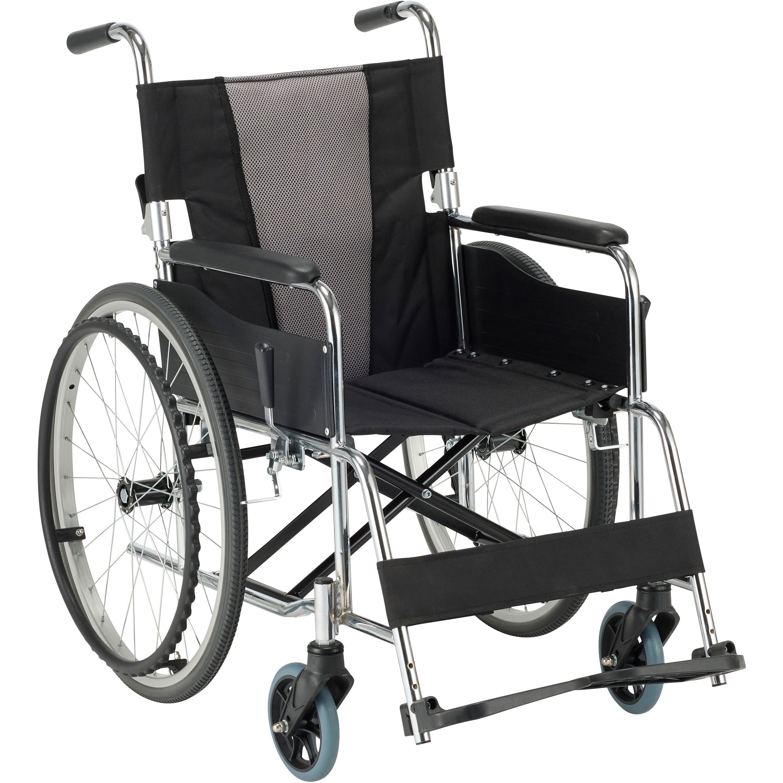マキテック) 車椅子 自走式 KS50M-40 標準タイプ ノーパンクタイヤ仕様