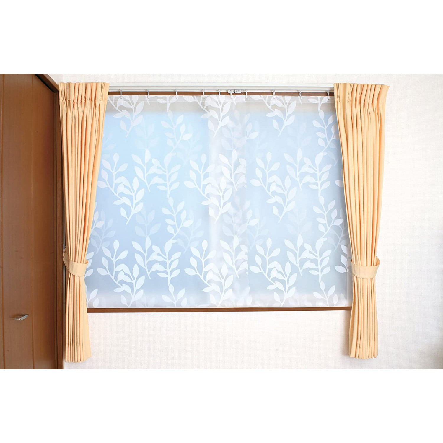 ヤシの木 カーテン 腰窓 ヤシの木 カーテン 腰窓 ヤシの木 カーテン 腰窓