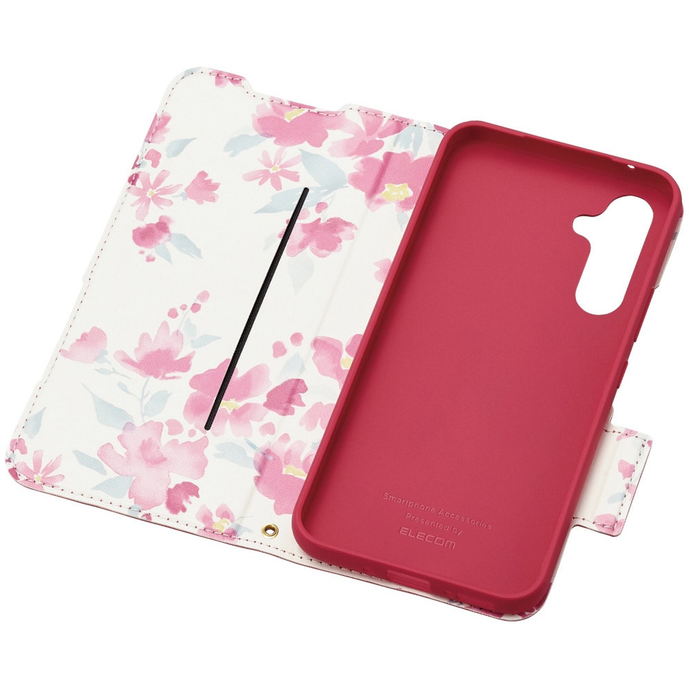 PM-G233PLFUJPND Galaxy A54 5G ケース ソフトレザー 手帳型