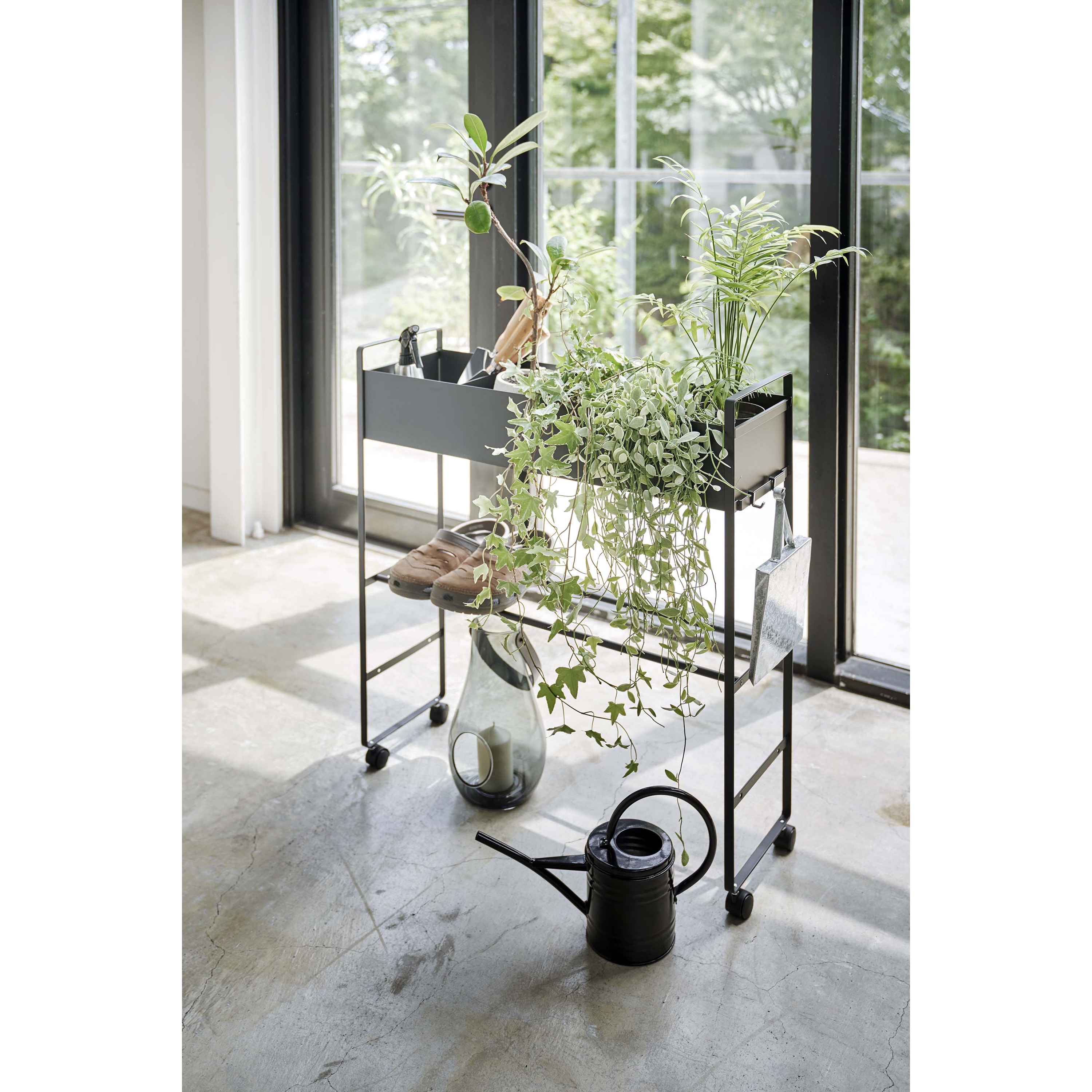 5279 tower タワー キャスター付き 玄関収納ラック 山崎実業 幅745mm