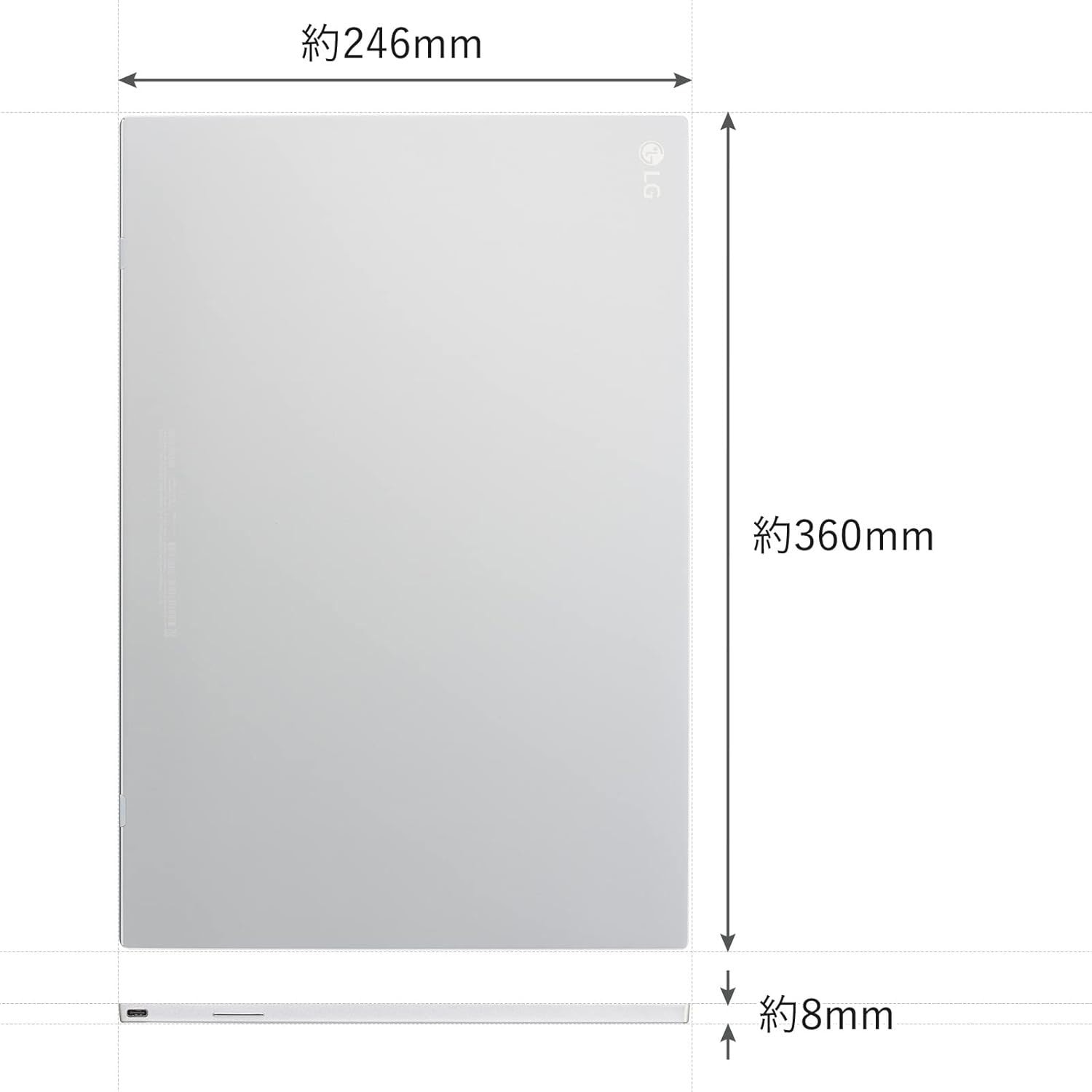 16MR70 16インチ モバイルモニター(2560x1600/IPS/ノングレア/TypeCx2