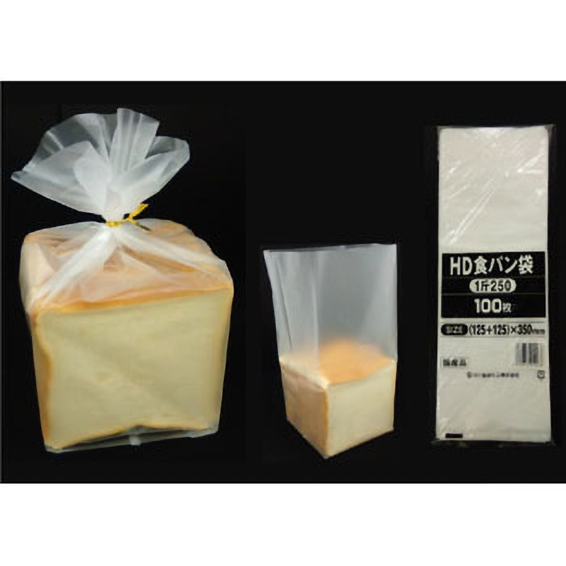 S209756 タイヨーマークHD食パン袋(厚み25ミクロン) タイヨーマーク(中川製袋化工) 1斤250サイズ 1箱(4000枚) S209756 13,125円