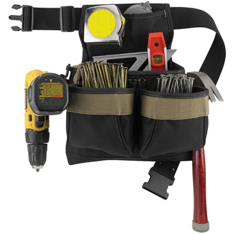 PK-1836 腰袋(ベルト付) 1個 KUNY'S 【通販モノタロウ】