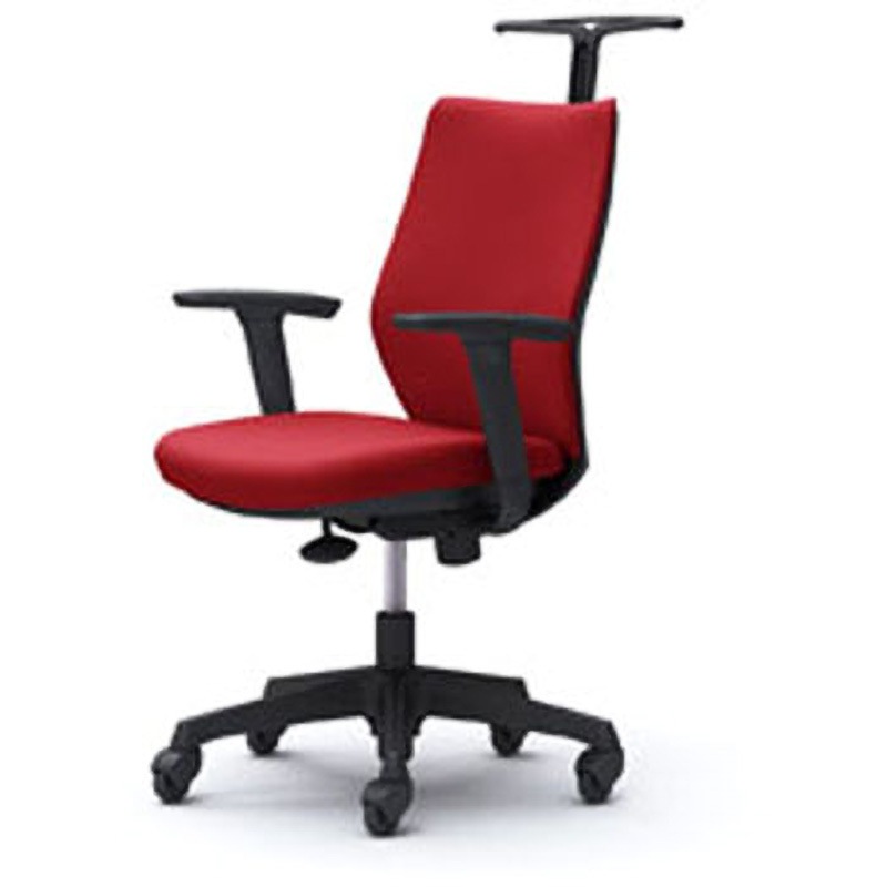 CG98JR FM38 CG-M オフィスチェア(可動肘・背パッド・ハンガー有) オカムラ(岡村製作所) アジャストアーム付 ビンテージレッド色 ブラック   CG98JR FM38