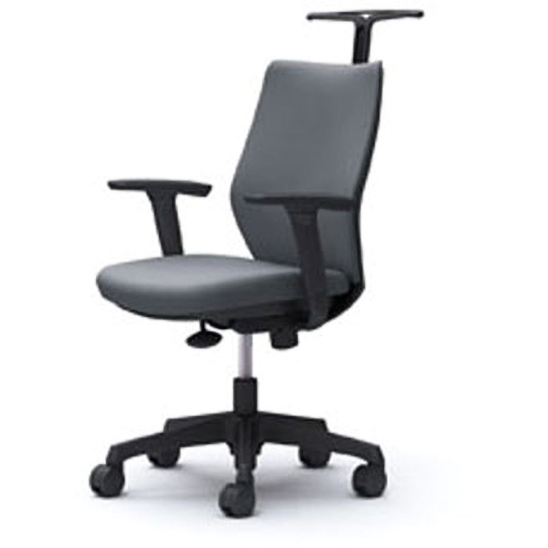 CG98ZR FM37 CG-M オフィスチェア(可動肘・背パッド・ハンガー有) オカムラ(岡村製作所) アジャストアーム付 グレー色 ブラック   CG98ZR FM37