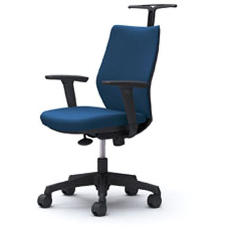 CG98ZR FZH3 CG-M オフィスチェア(可動肘・背パッド・ハンガー有) オカムラ(岡村製作所) アジャストアーム付 ミディアムブルー色 ブラック   CG98ZR FZH3