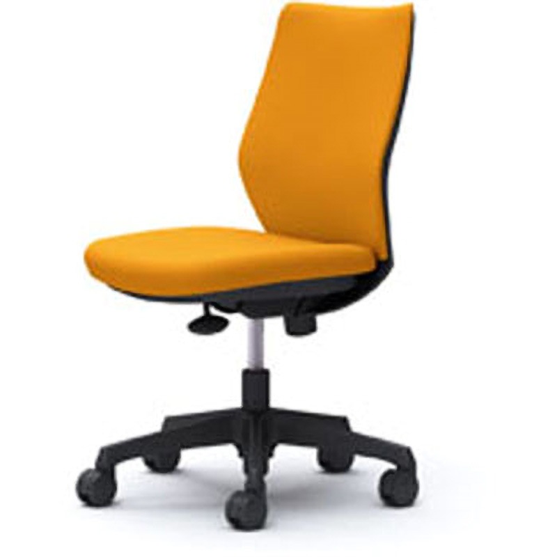 CG17ZR FZH8 CG-M オフィスチェア(肘無・背パッド・ハンガー無) オカムラ(岡村製作所) ミドルバック オレンジ色   CG17ZR FZH8