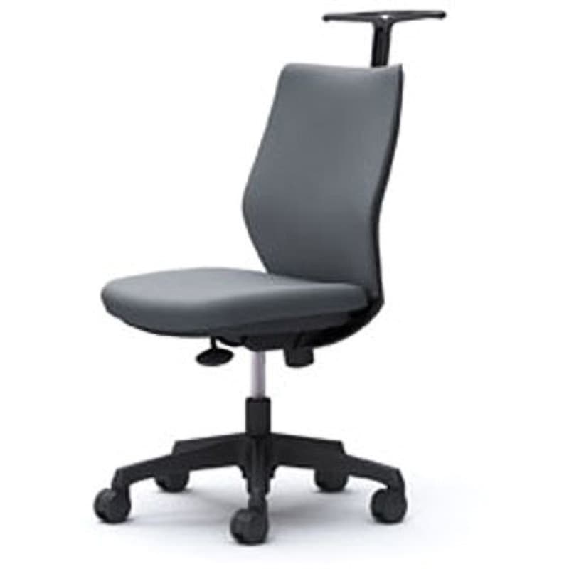 CG18ZR FM37 CG-M オフィスチェア(肘無・背パッド・ハンガー有) オカムラ(岡村製作所) 肘なし グレー色 ブラック   CG18ZR FM37