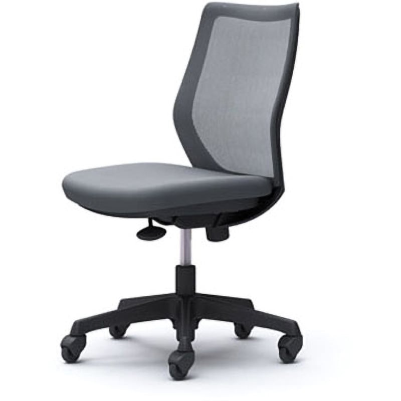 CG11JR FZK2 CG-M オフィスチェア(肘無・背メッシュ・ハンガー無) オカムラ(岡村製作所) キャスターあり 材質樹脂脚 ブラック グレー色   CG11JR FZK2