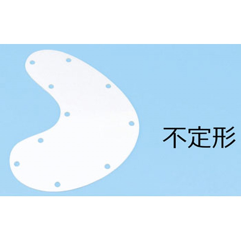 2つの力のつり合い実験用板 ナリカ 不定形  1セット(6枚)
