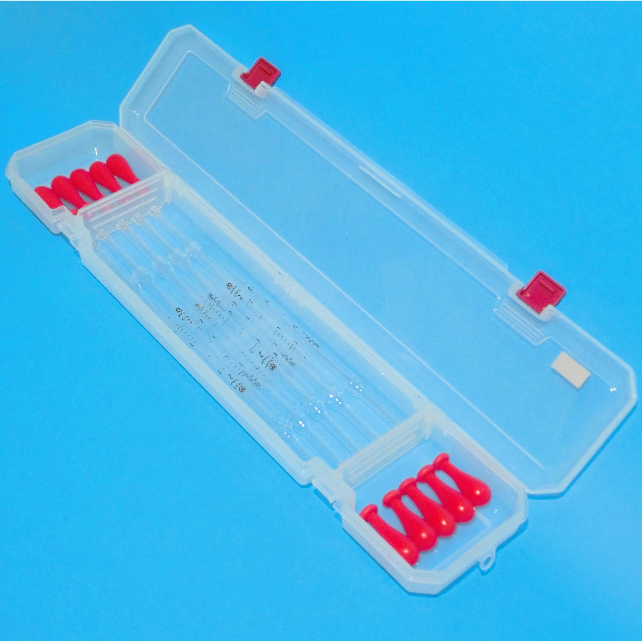 R-2 コマゴメピペットセット(ケース付き) ナリカ 容量2mL R-2