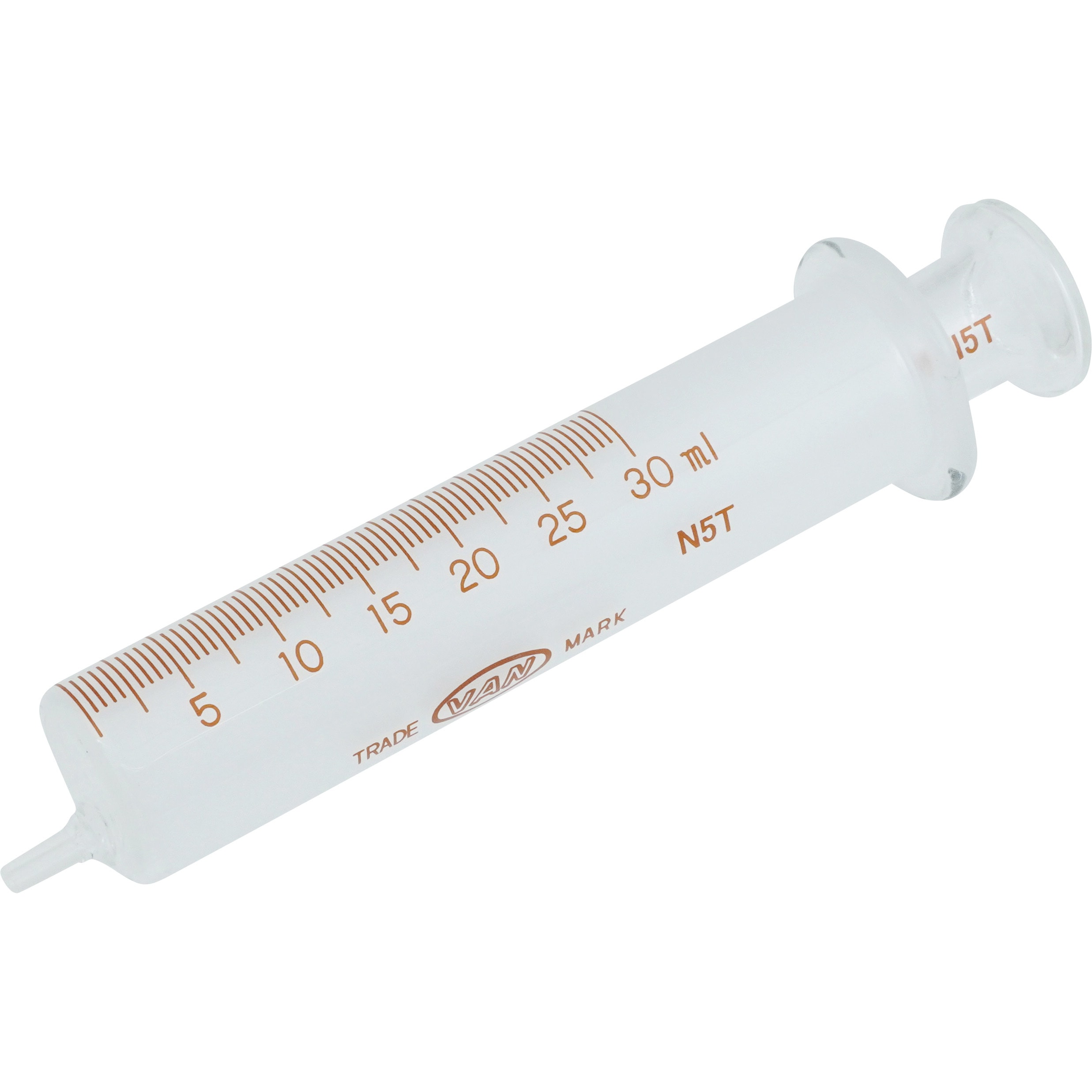 注射筒 ガラス製(実験用) ナリカ 容量30mL 1個 【通販モノタロウ】