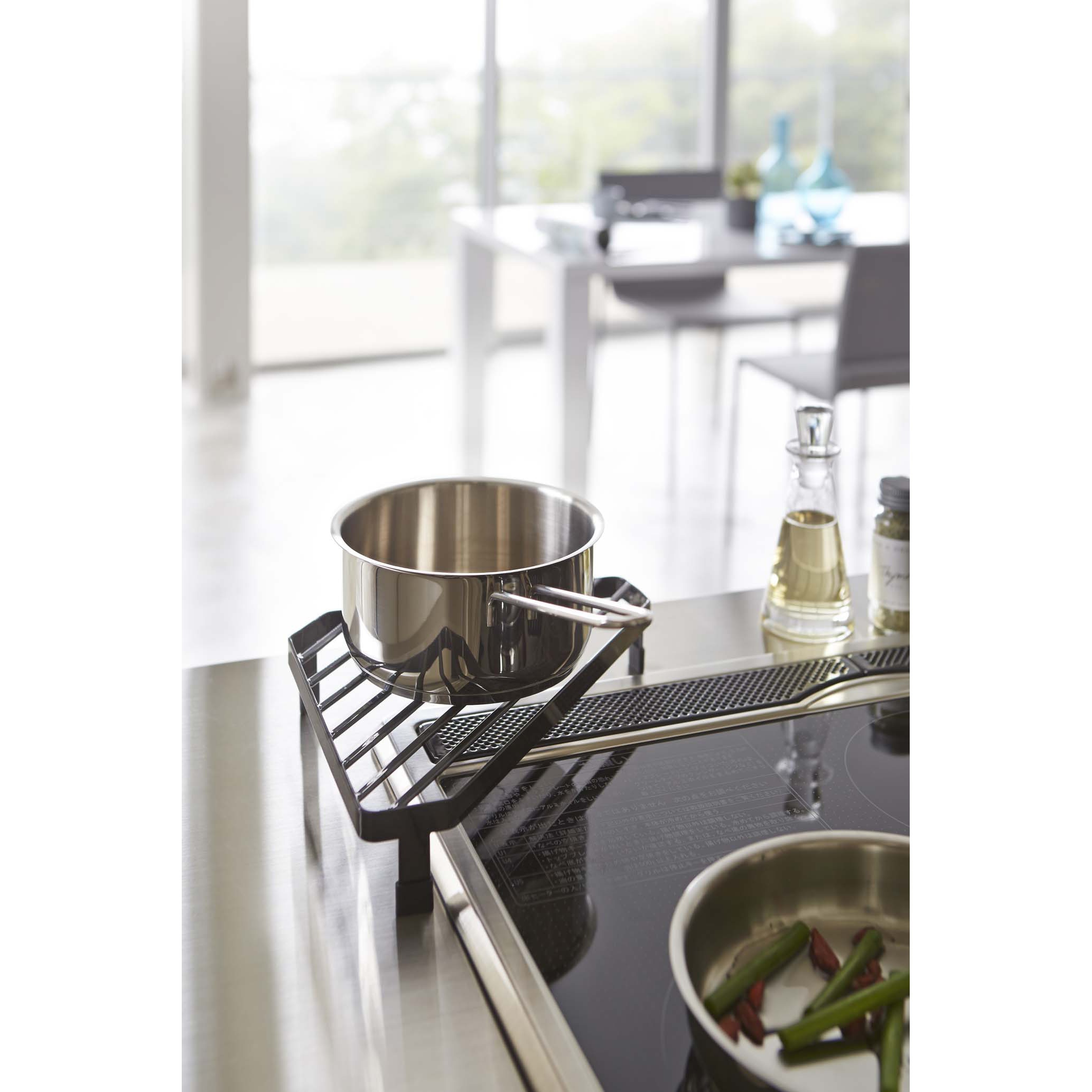 2749 コンロコーナーラック タワー 山崎実業 ブラック色 - 【通販