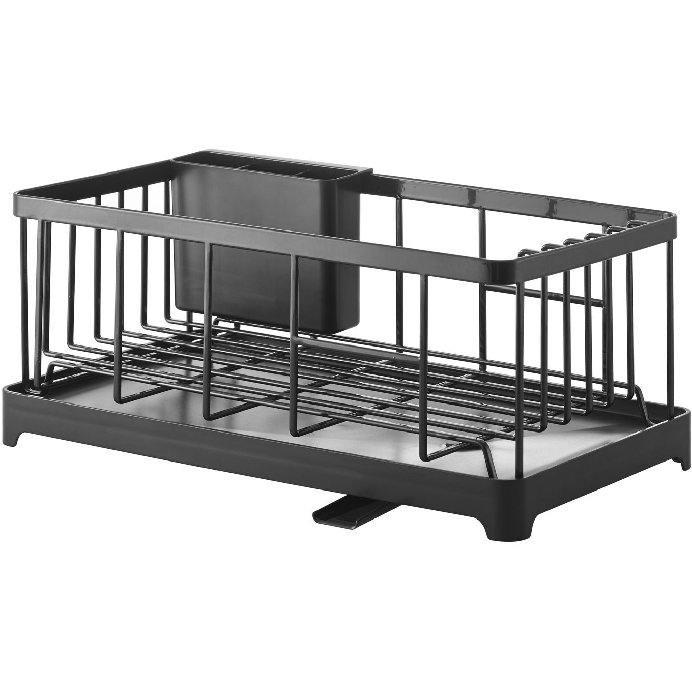 2876 水切りワイヤーバスケット タワー 山崎実業 ブラック色