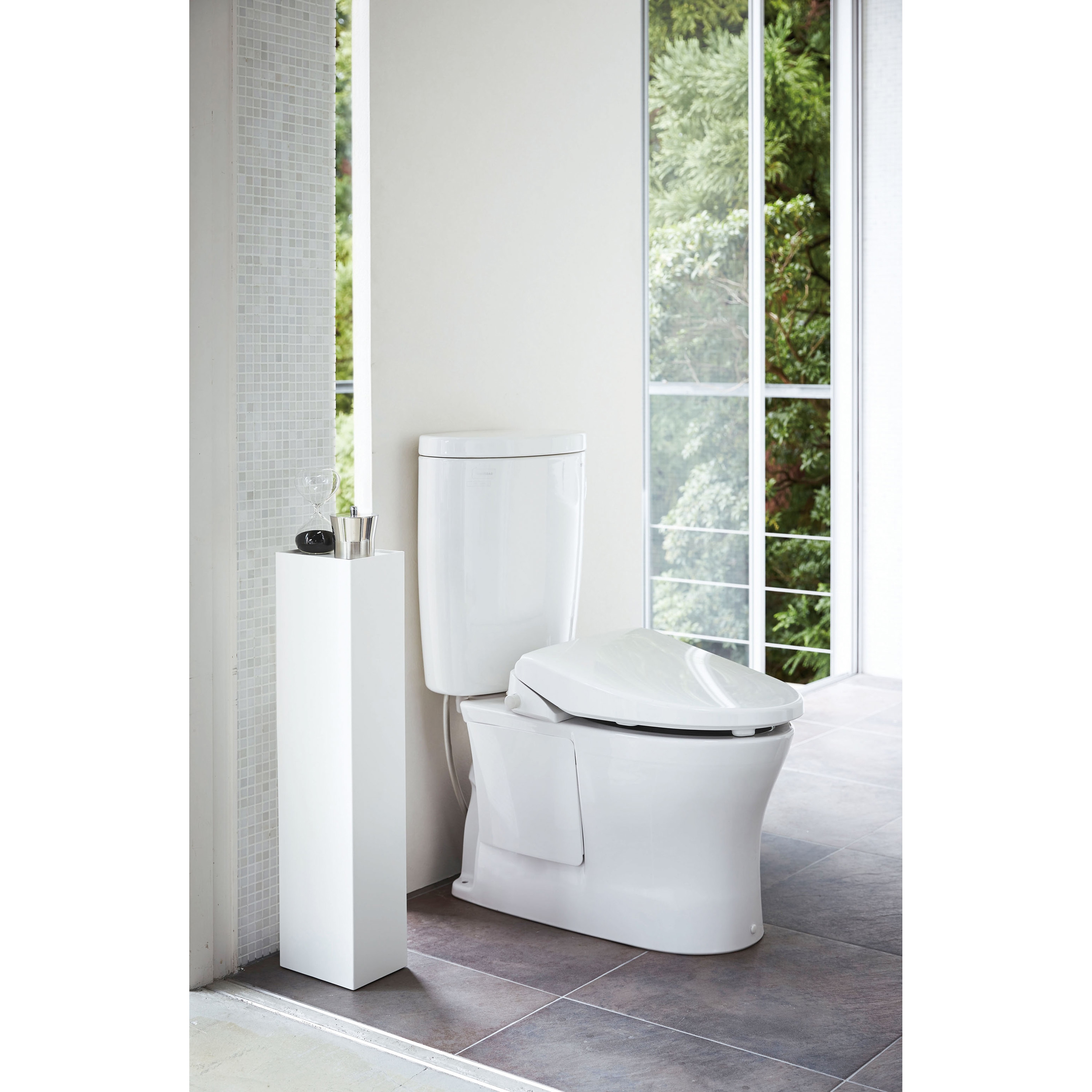 3509 スリムトイレラック タワー 山崎実業 ホワイト色 1個