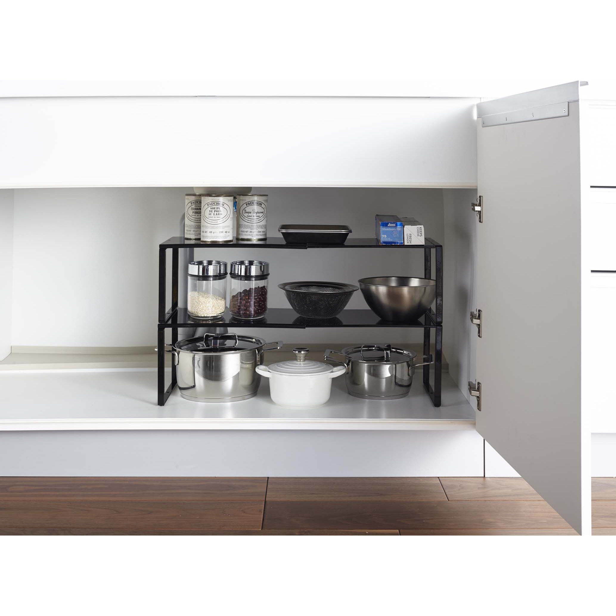 収納棚、収納ラック オープンラック 収納棚 ラック 4段 収納ボックス付き タナロット 収納