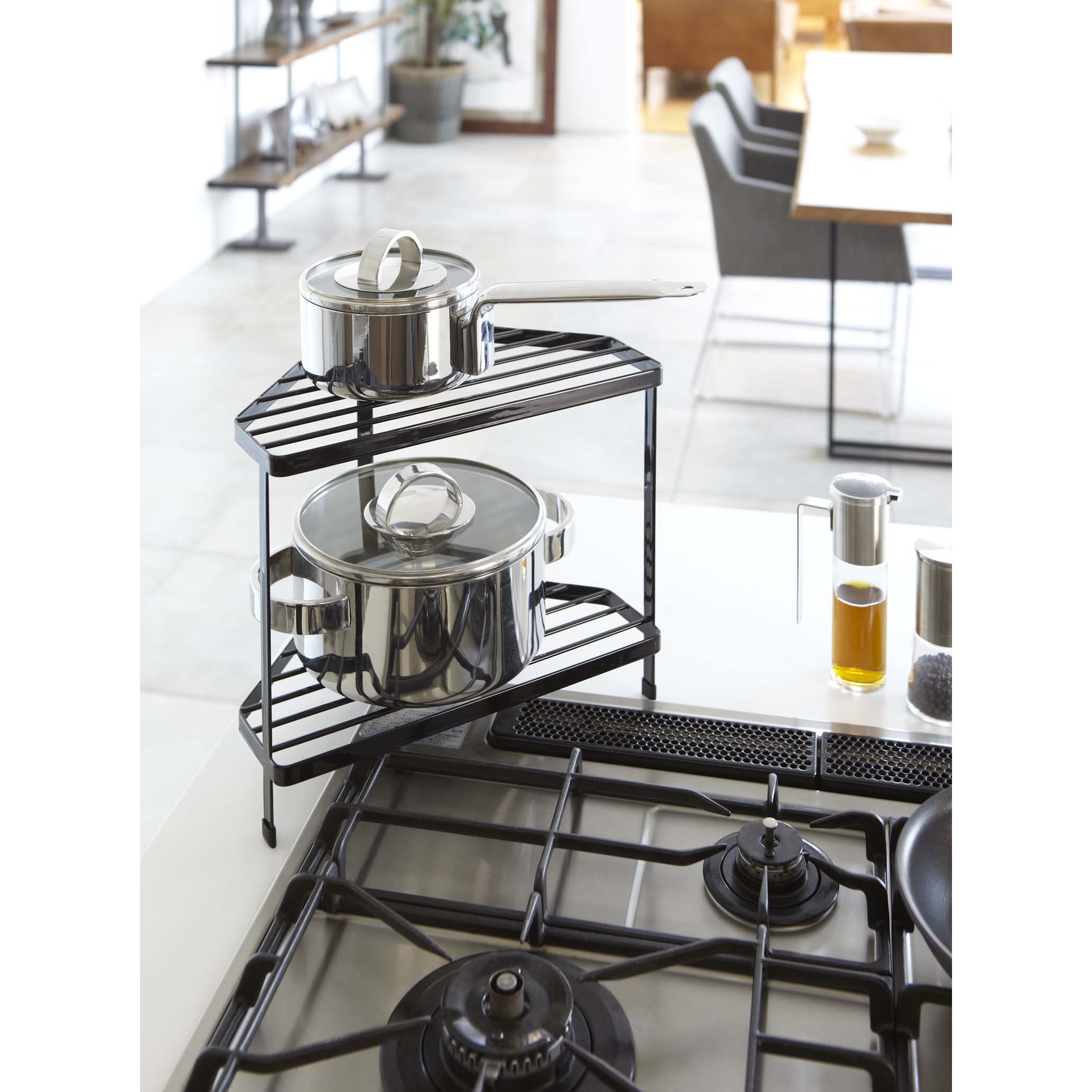 キッチンラック 7454 キッチンコーナーラック タワー 1個 山崎実業 【通販