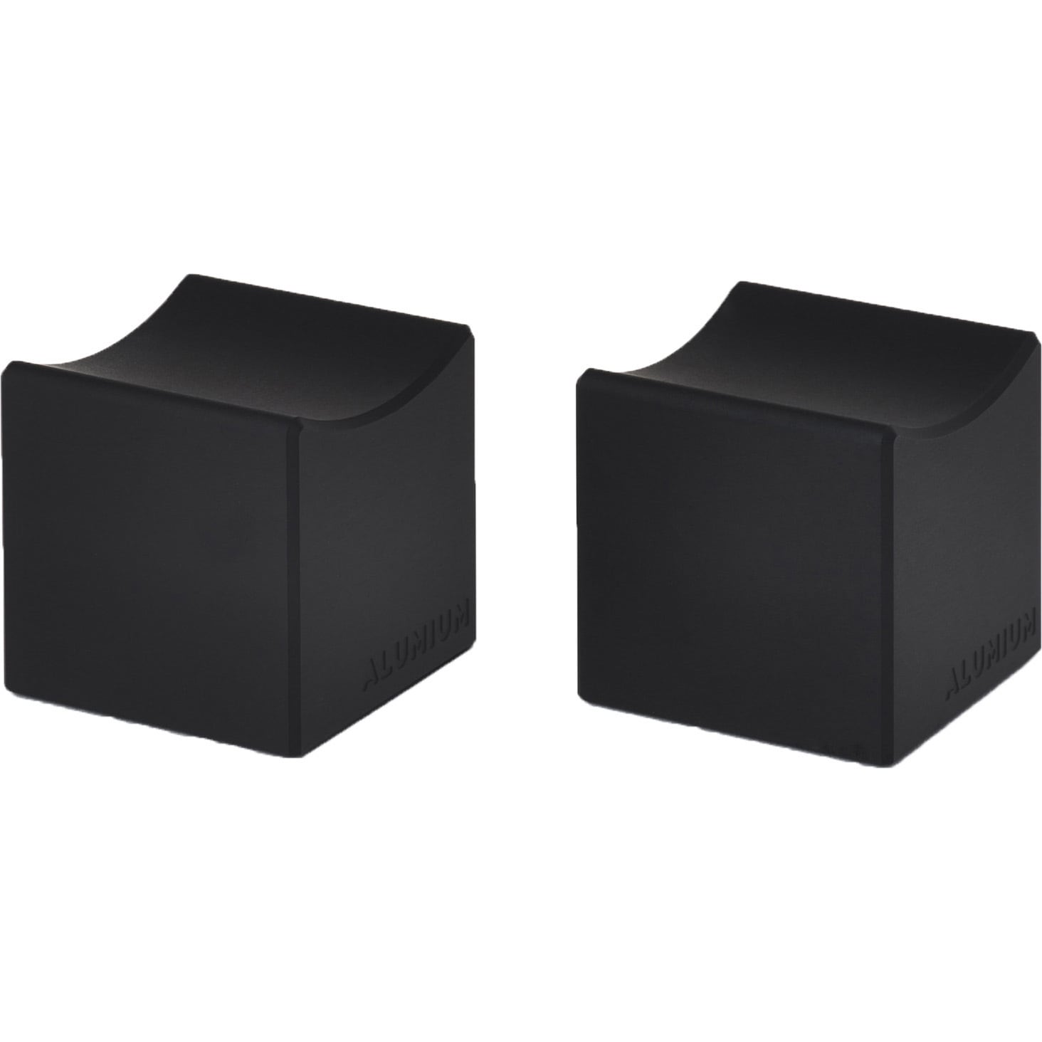 19216 FOOT アルミ製額置き アルナ マットブラック色  1セット(2個)