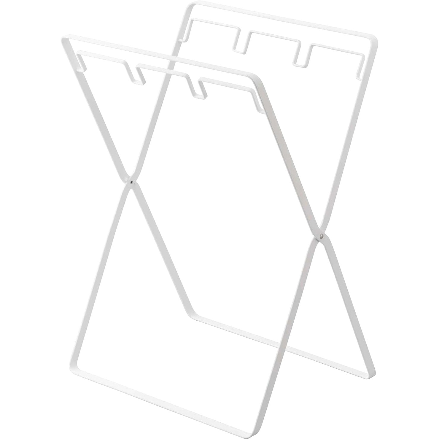 5714 tower タワー レジ袋3連&45Lゴミ袋スタンド 山崎実業 ホワイト色