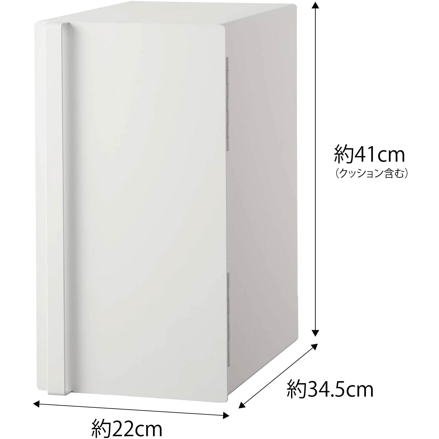 5680 tower タワー ブレッドケース 山崎実業 容量24L ホワイト色