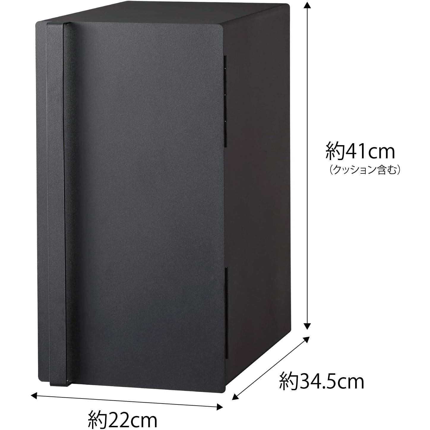 5681 tower タワー ブレッドケース 山崎実業 容量24L ブラック色 