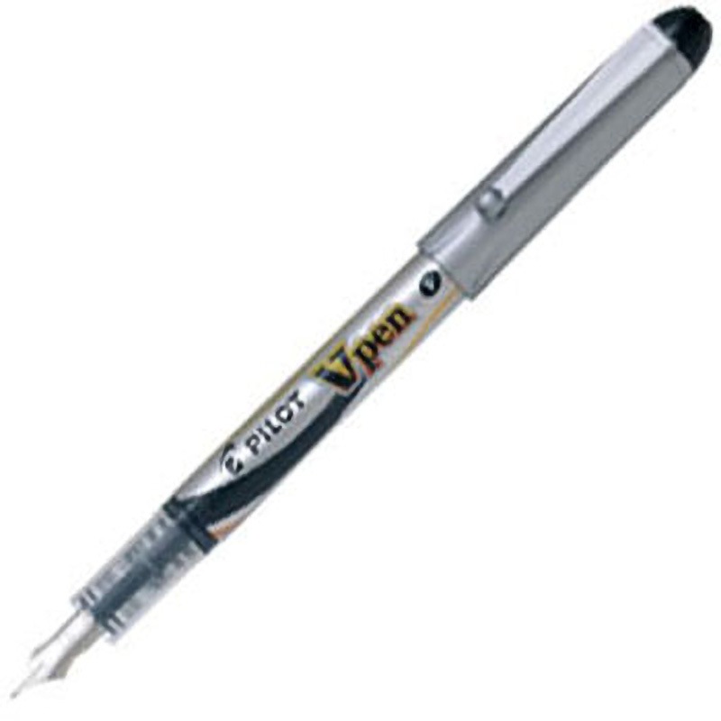 ペンやん SVP-20NS-B Vペン細字 パイロット シングルタイプ 水性染料 ブラック