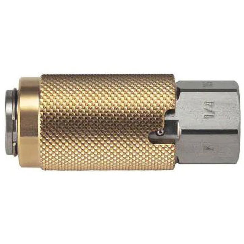 SC-KS2N 水媒体用金型温調機配管用カップリングソケット サイズ：8A(1/4B)メネジ ニッコー 1セット(10個) SC-KS2N